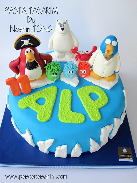 CLUP PENGUIN CAKE - ALP'S BIRTHDA