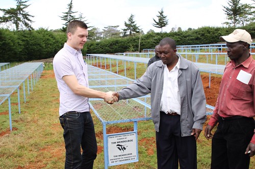 Official handover of drying tables to Tekangu from TW