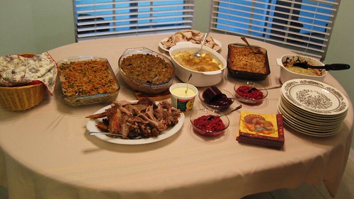 thanksgiving spread