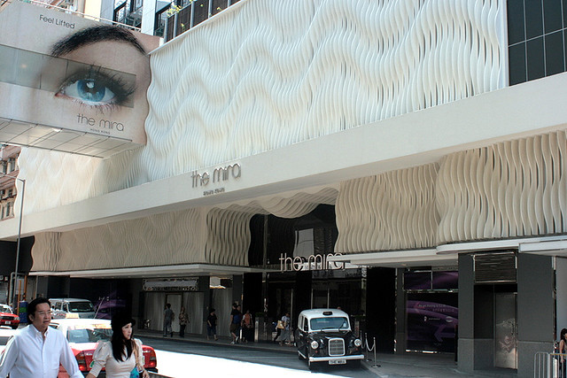 The Mira is at 118 Nathan Road in Tsim Sha Tsui
