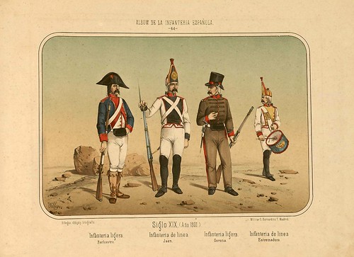 011- Álbum de la Infantería Española..-1861- conde de Clonard