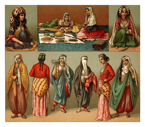 013-Vestimentas de mujeres persas -Geschichte des kostüms in chronologischer entwicklung 1888- A. Racinet
