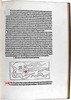 Page of text with woodcut illustration from 'Dialogus creaturarum moralisatus'. Sp Coll S.M. 1985.