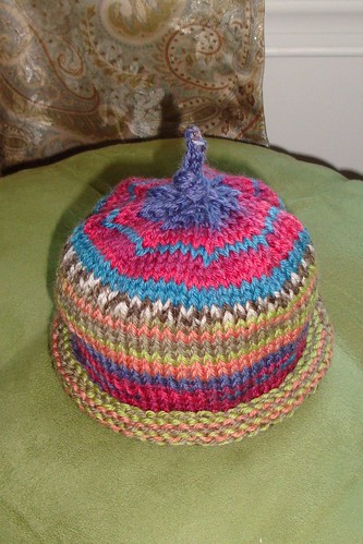 Multicolored Knit Hat 1