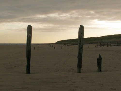 Old coastal defences at Spurn Point