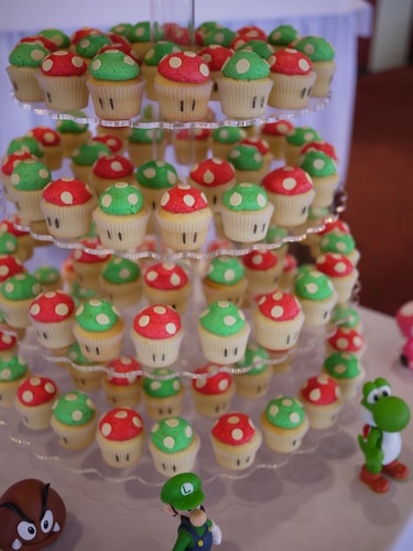 Super Mario Wedding Cupcake Tower