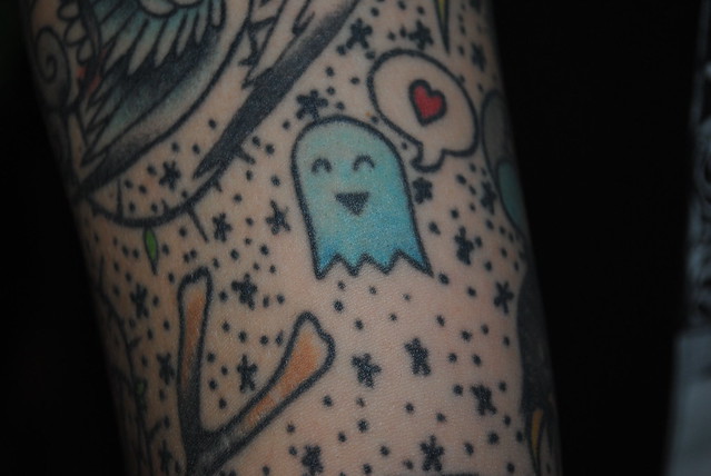Oli Sykes Ghost Tattoo