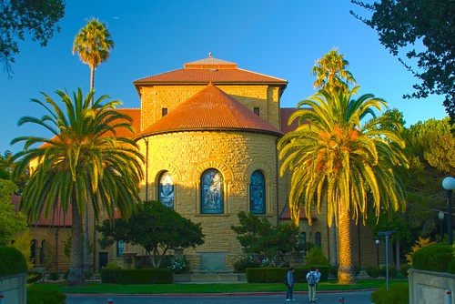 Stanford Chapel in sunset