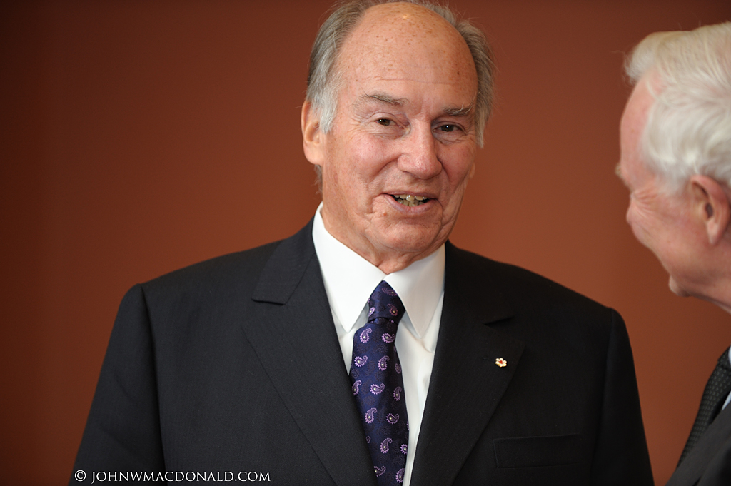 Governor General Welcomes His Highness the Aga Khan at Rideau Hall 6195