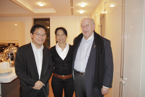 With Datuk Edgar Nordmaan, Honorary Consul General of Malaysia, and his wife the Datin