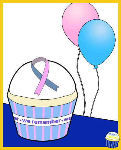 Pregnancy and Infant Loss Remembrance Cupcake