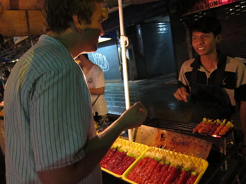 Late night chow at Khao San