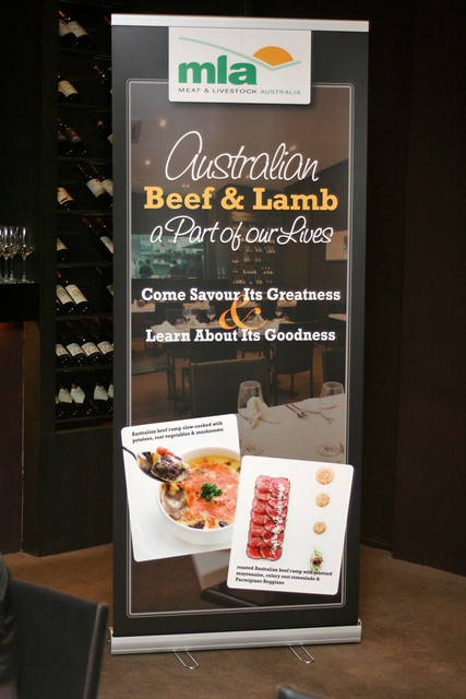 Meat & Livestock Australia held a food tasting session at Sage The Restaurant, featuring recipes created by Chef Jusman So