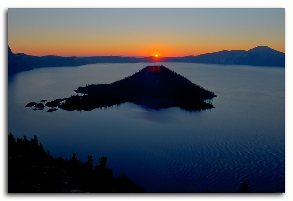 Sunrise over Crater Lake