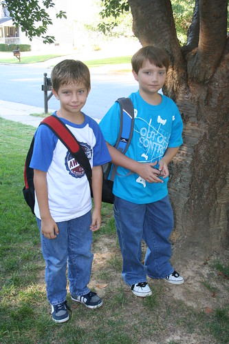 9/7/10: 8:45 a.m. Boys first day of 4th and 5th grade
