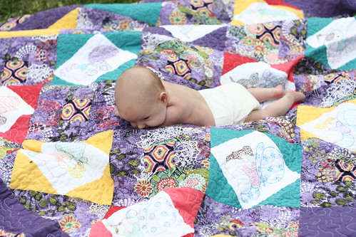 Sweet P and her Quilt