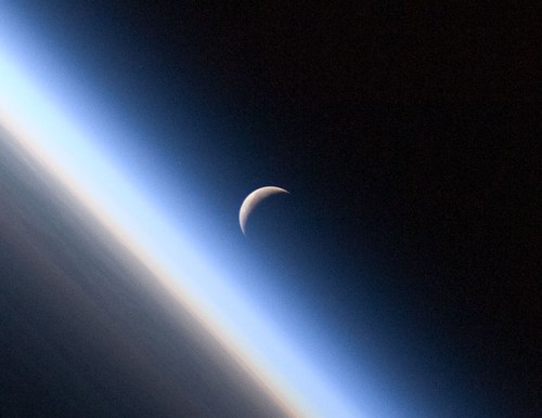 Detail: Crescent Moon, Earths Atmosphere (NASA, International Space Station Science, 09/04/10) <i>Editors Note: This is a crop-in of this larger image: <a href="http://www.flickr.com/photos/28634332@N05/4971286005/">www.flickr.com/photos/28634332@N05/4971286005/</a>  This is my favorite moon image in a long while!</i>  A setting last quarter crescent moon and the thin line of Earths atmosphere are photographed by an Expedition 24 crew member as the International Space Station passes over central Asia.      Image credit: NASA   View original image/caption: <a href="http://spaceflight.nasa.gov/gallery/images/station/crew-24/html/iss024e013421.html" rel="nofollow">spaceflight.nasa.gov/gallery/images/station/crew-24/html/...</a>   More about space station science: <a href="http://www.nasa.gov/mission_pages/station/science/index.html" rel="nofollow">www.nasa.gov/mission_pages/station/science/index.html</a>  Theres a Flickr group about Space Station Science. Please feel welcome to join! <a href="http://www.flickr.com/groups/stationscience/">www.flickr.com/groups/stationscience/</a>