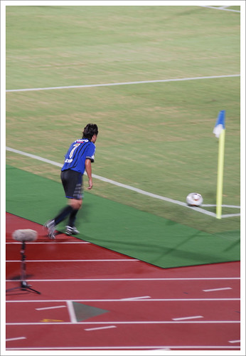 遠藤保仁コーナーキック@ガンバ大阪 VS セレッソ大阪