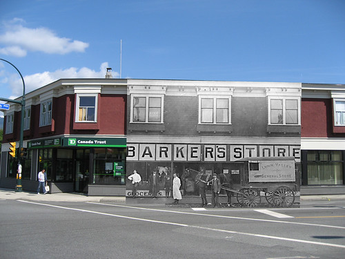 Barker's Store THEN & NOW (c.1913 and 2010)