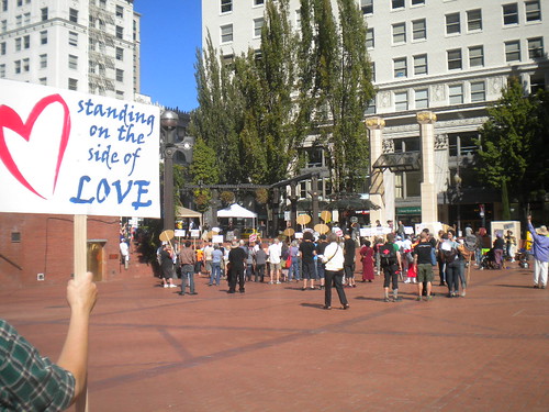 Albina Ministerial Alliance Rallies at Pioneer Square