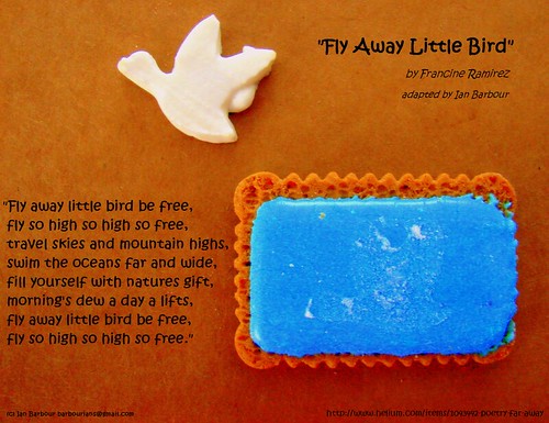 Zoo Biscuit Poetry "Fly Away Little Bird" by barbourians