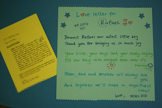 love letter for rafael