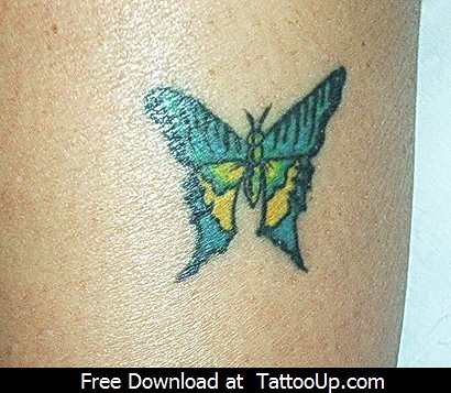 butterfly foot tattoo designs