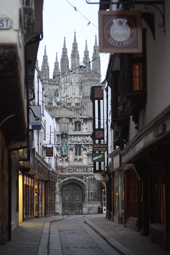 Canterbury; before the crowds.