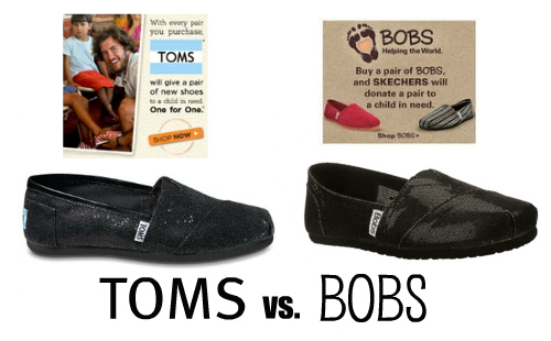 What is the difference between Bobs shoes vs Toms shoes explained