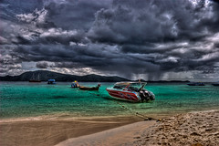 Storm Approaching Paradise - Coral Island, Phuket, Thailand