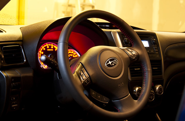 2011 Subaru Impreza WRX steering wheel