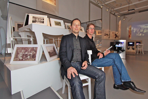 Tolstoi-Ausstellung 2010, Thomas Grob und Daniel Simmen im Strauhof Z
