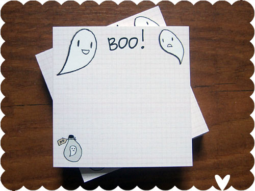 Spooky Wooky Sticky Notes