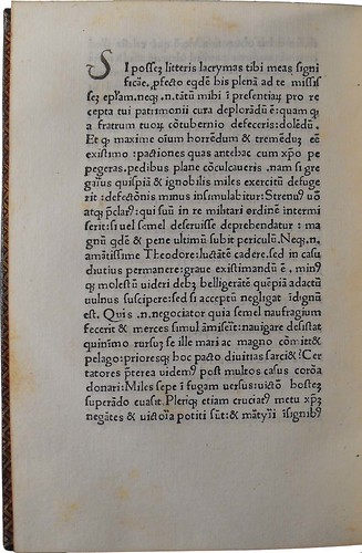 Page of text from 'Sermones morales XXV'. Sp Coll Hunterian Bx.3.13.