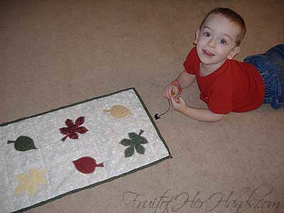 Fall table runner and helper