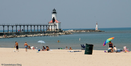 Michigan City Pier Lighthouse Indiana