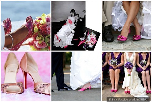 You'll not only show support but pink bridal shoes that range from soft