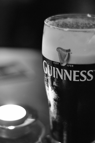 Guinness on black'n'white