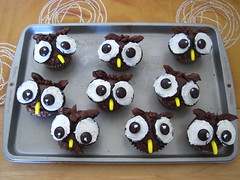 owl cupcakes :)