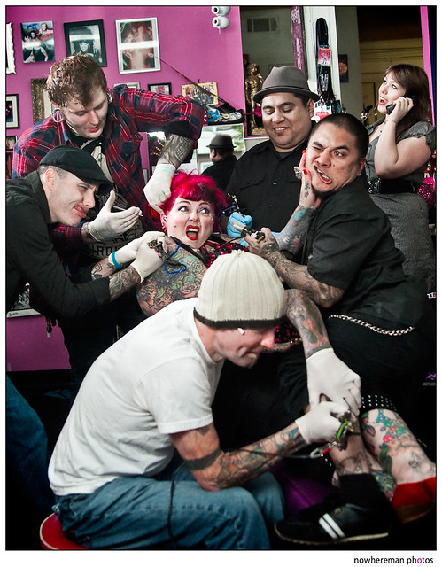 Tattoo Mayhem This is one of my first group-portrait shoots, and I wanted to 