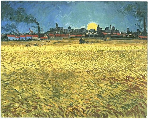 Van-Gogh_Sunset-Wheat-Fields-Near-Arles_1888
