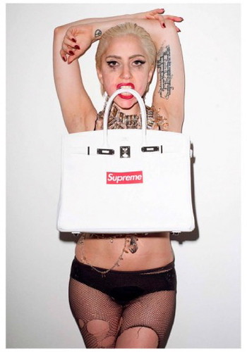 Lady Gaga x Supreme by Terry Richardson for Purple Mag