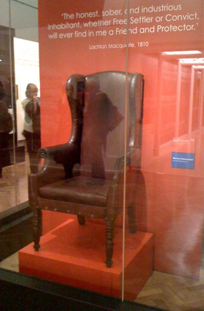 Governor Macquarie's chair