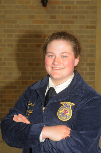 Lydia Shumaker, a recent graduate of Palmer, Alaska High School and a FFA officer, says her association with the FFA was “the best thing to ever happen to me.”