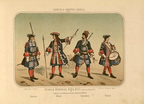 008- Álbum de la Infantería Española..-1861- conde de Clonard