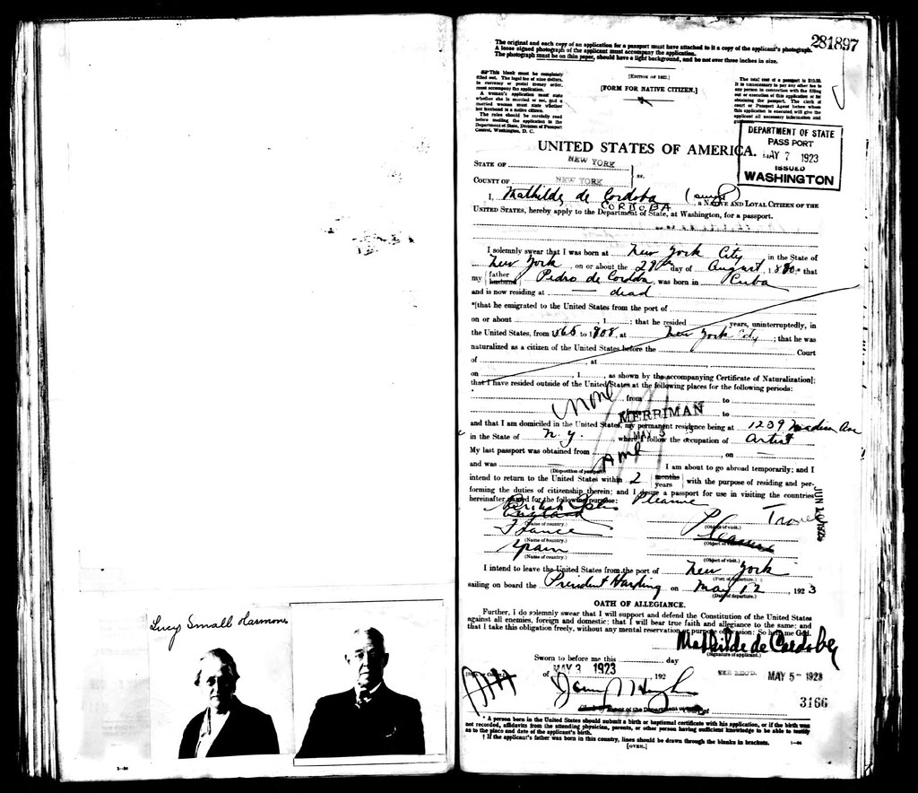 de Cordoba immigration documents
