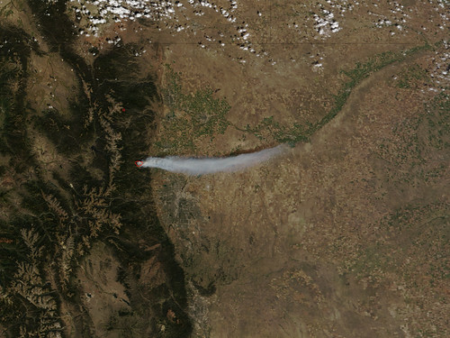 Four Mile Canyon Fire near Boulder, Colorado
