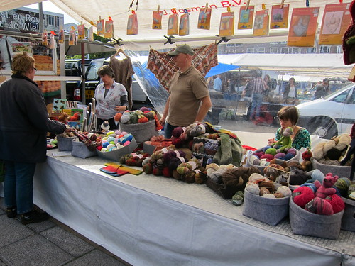 Yarn Stand in Market