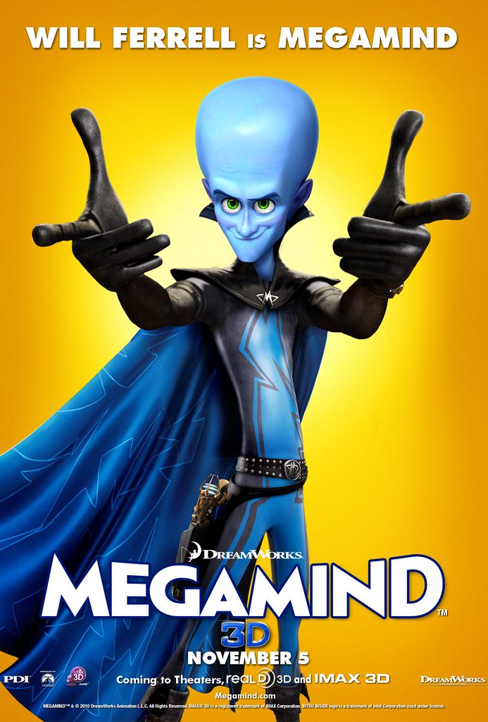 Megamind poster Will Ferrell
