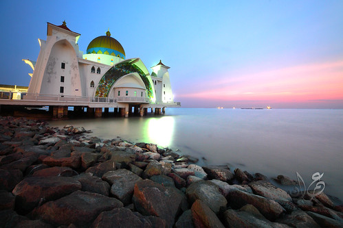 Sunset @ Selat Mosque, Malacca